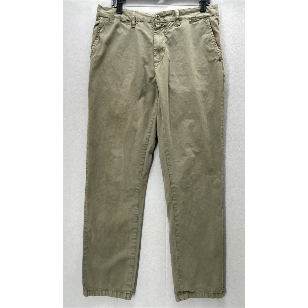 Carhartt WIP Johnson Pant Olive Green Chino Trousers Men 32x32 Slim Straight Fit